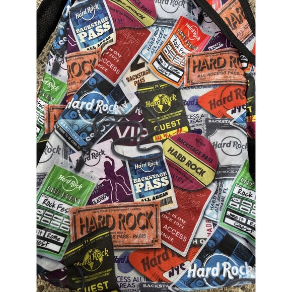Hard Rock Café 2020 Backstage Pass Backpack School Travel Vacation Music main image 11